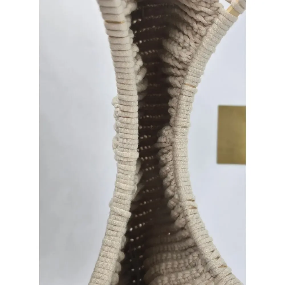 Handmade macramé circle